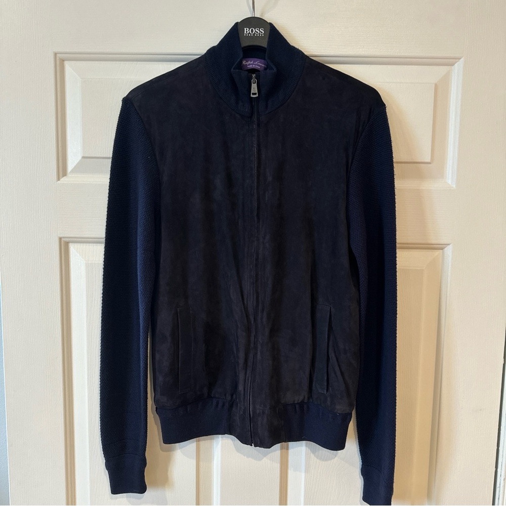 Ralph Lauren Purple Label Suede Jacket